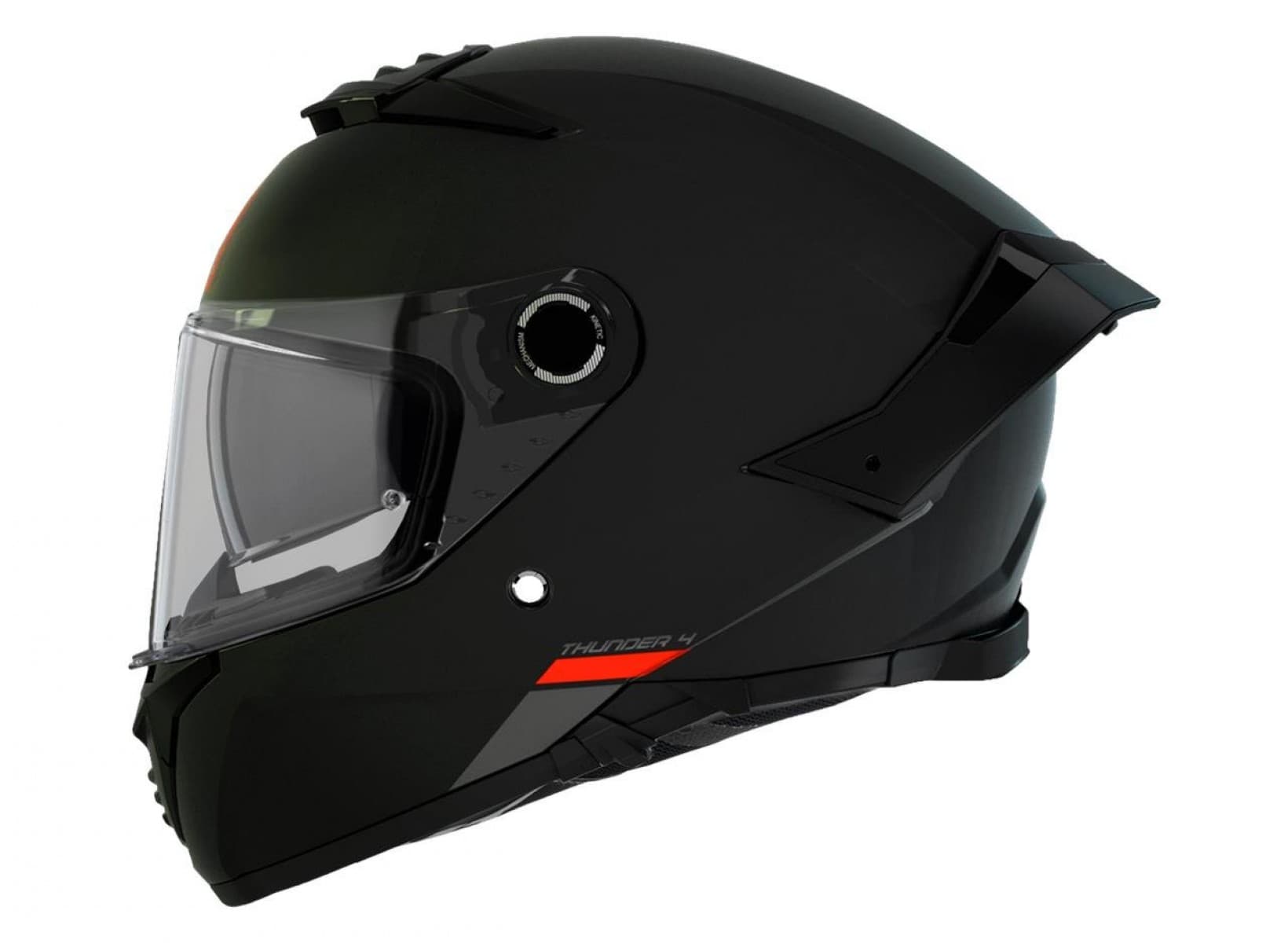 Kask Mt Ff118sv Thunder 4 Sv Solıd A1 Mat Siyah Full Face (kapalı Kask)