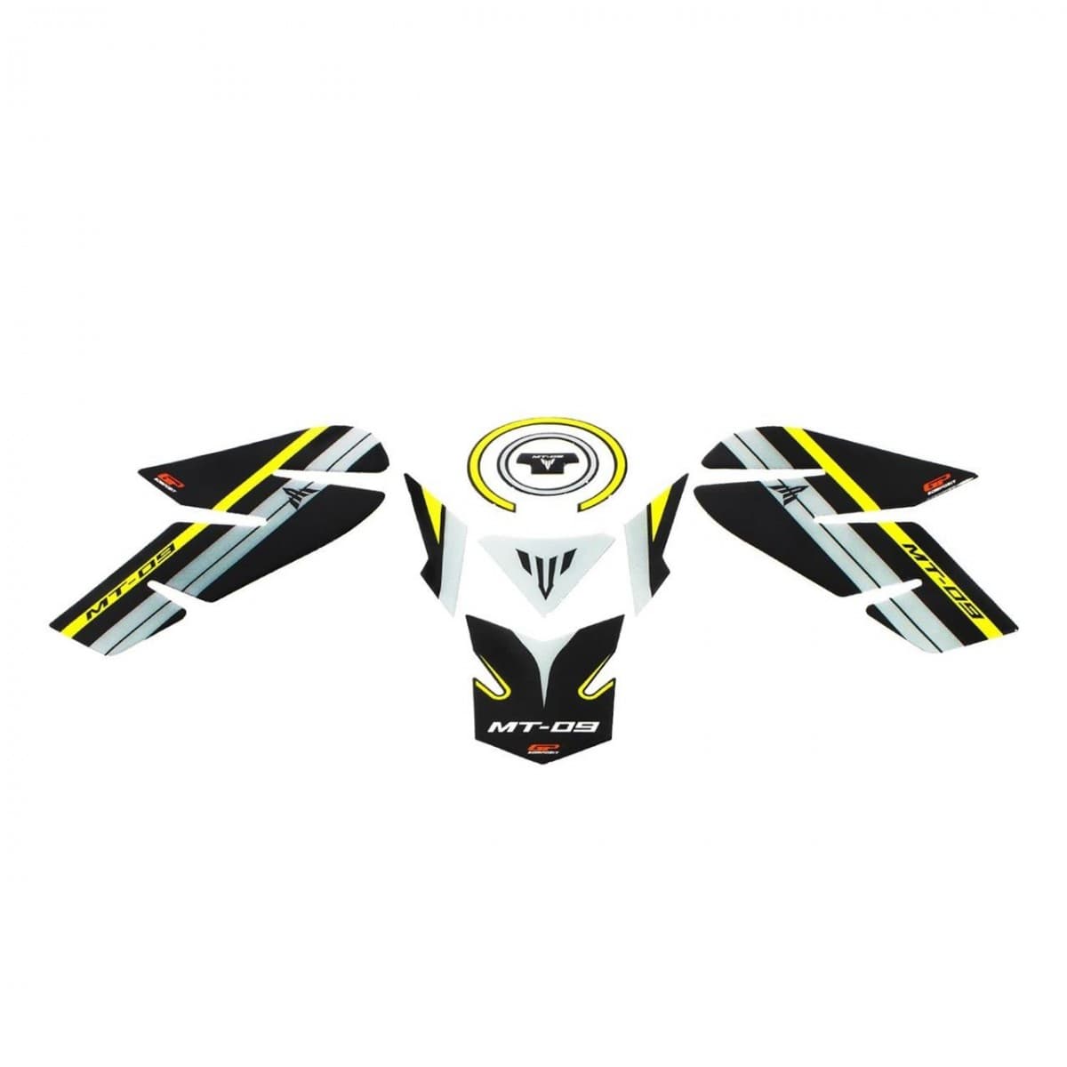 Gp Kompozit Tank Pad Siyah Yamaha Mt-09 2013-2016