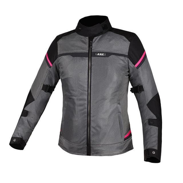 Ls2 Rıva Kadın Yazlık Mont Siyah - Gri - Pembe