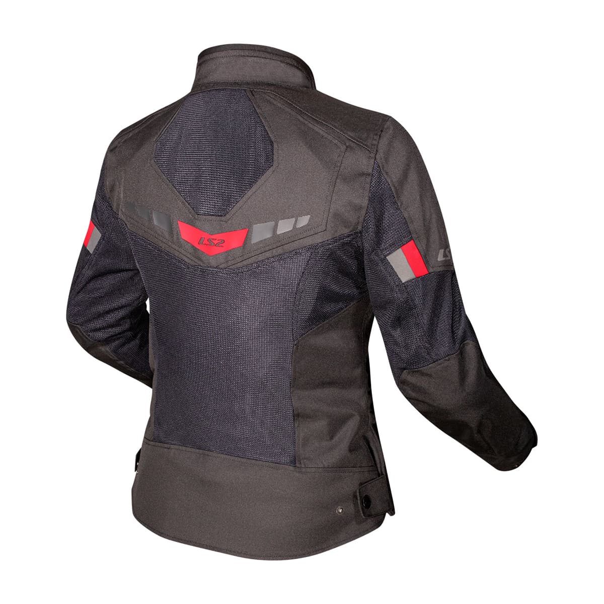 Ls2 Blade Aır Yazlık Kadın Mont Siyah - Kırmızı