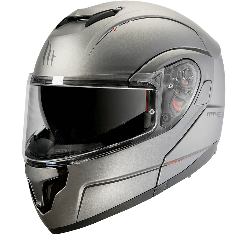 Mt Atom Sv Solıd Çene Açılır Kask A2 Gls Mat Tıtanıum Kask Small