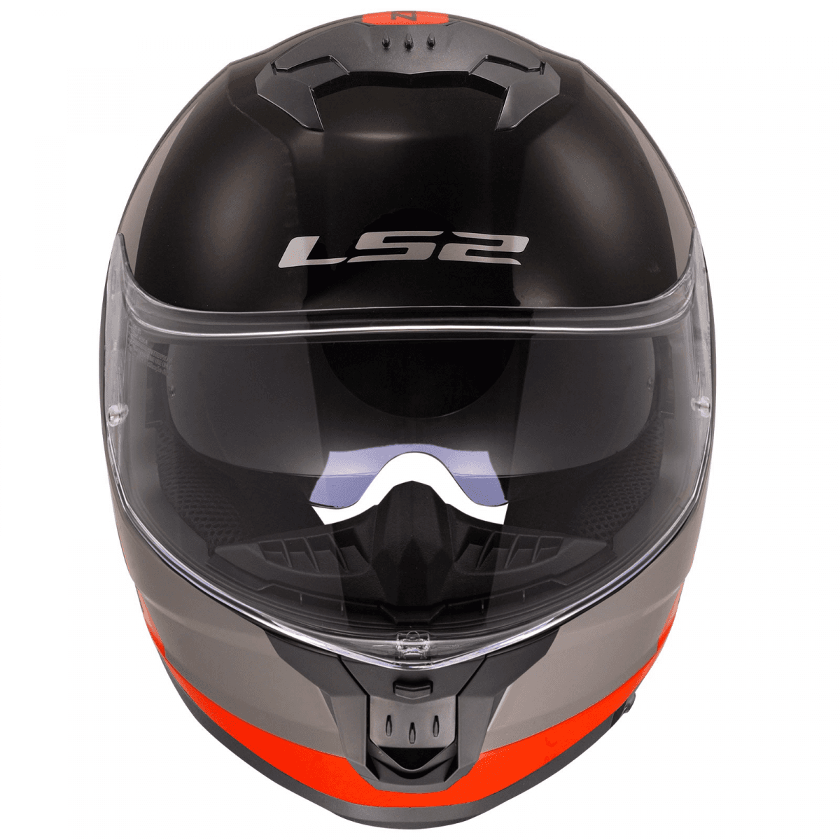 Ls2 Stream 2 Thunderbız Gri-turuncu Kask