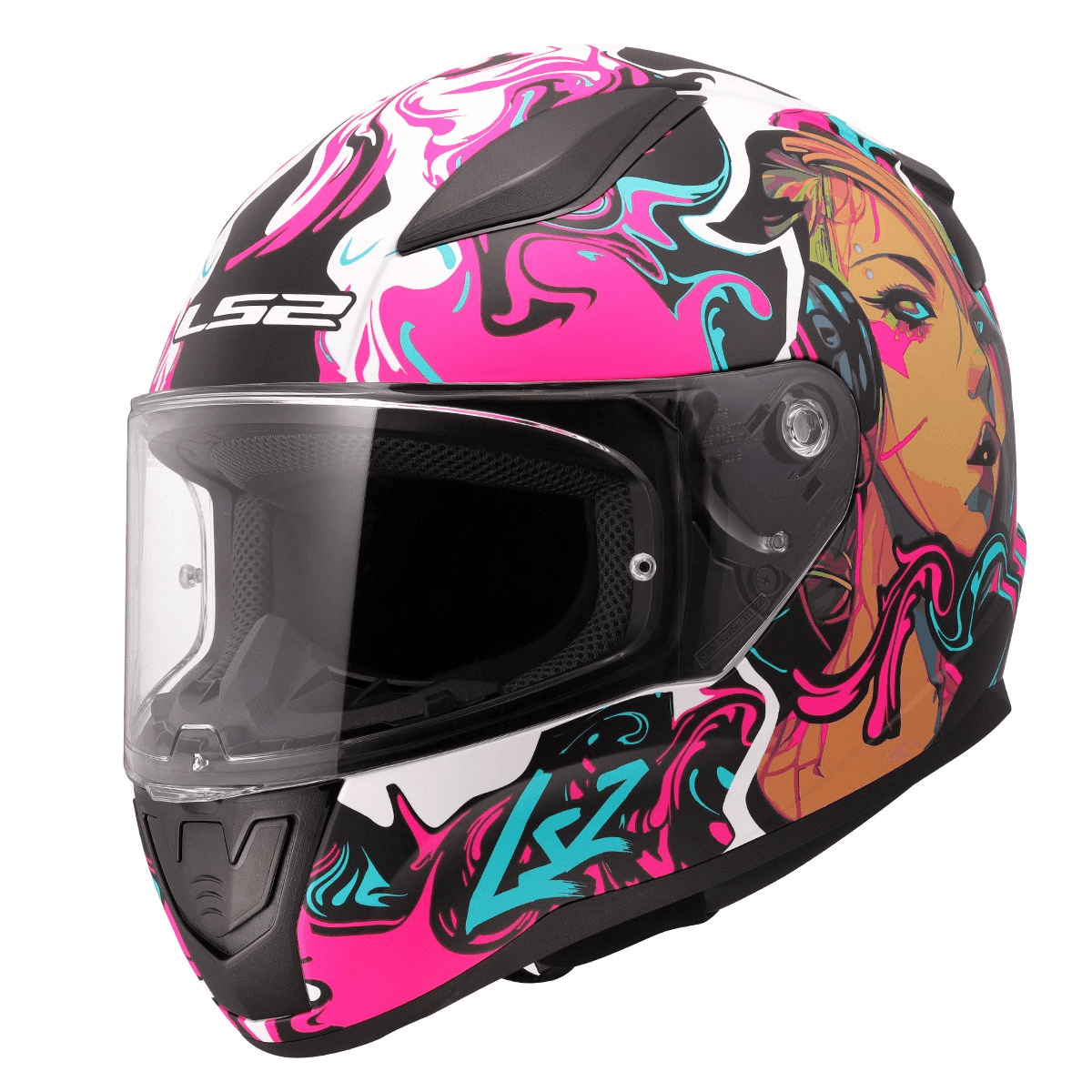 Ls2 Rapıd 2 Cyberg Kapalı Kask Mat Mor