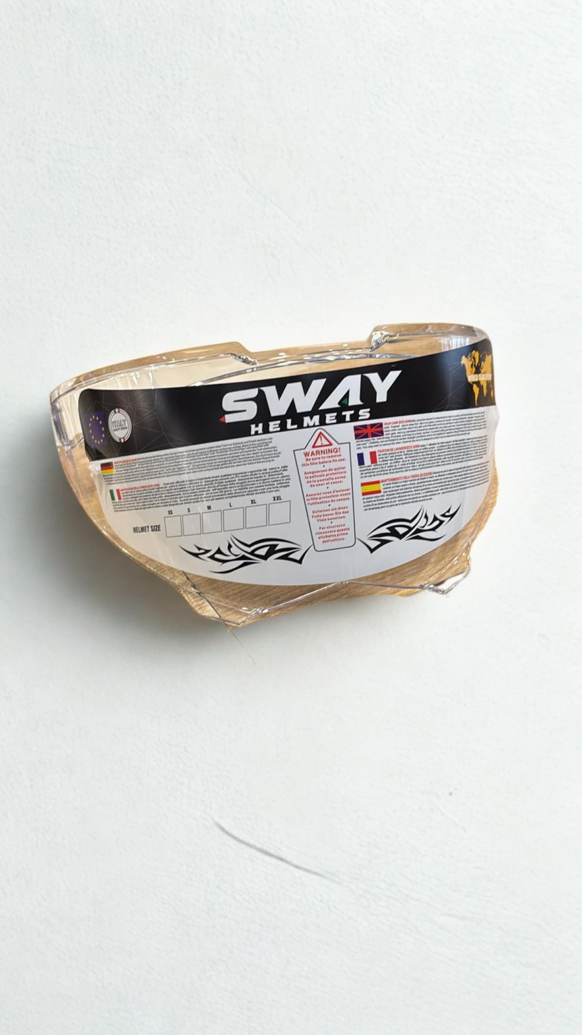 Sway Sw 868 Şeffaf Kask Camı