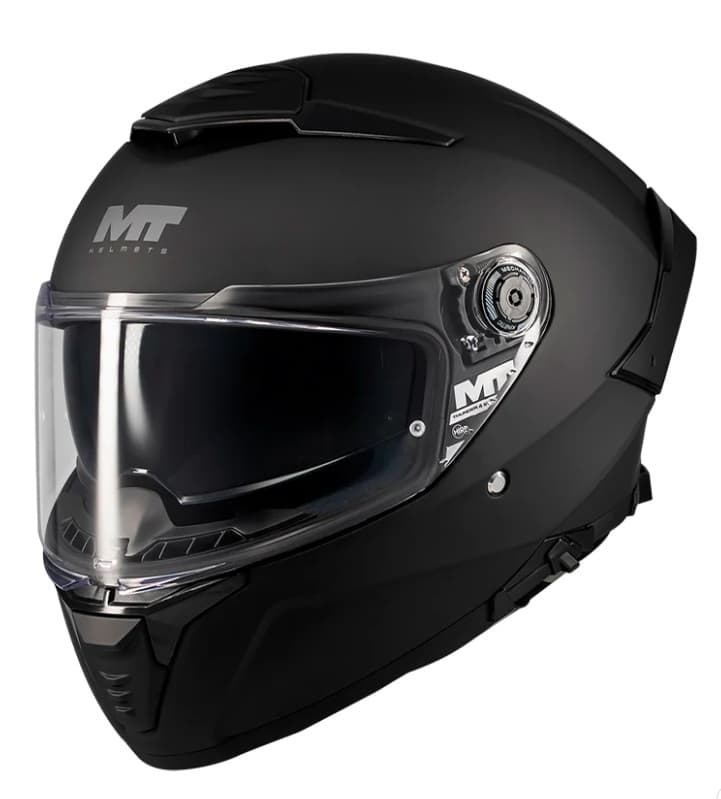 Kask Mt Ff118sv Thunder 4 Sv Pure A1 Mat Siyah Full Face (kapalı Kask)