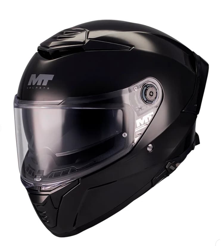 Kask Mt Ff18sv Thunder 4 Sv Pure A1 Parlak Siyah Full Face (kapalı Kask)