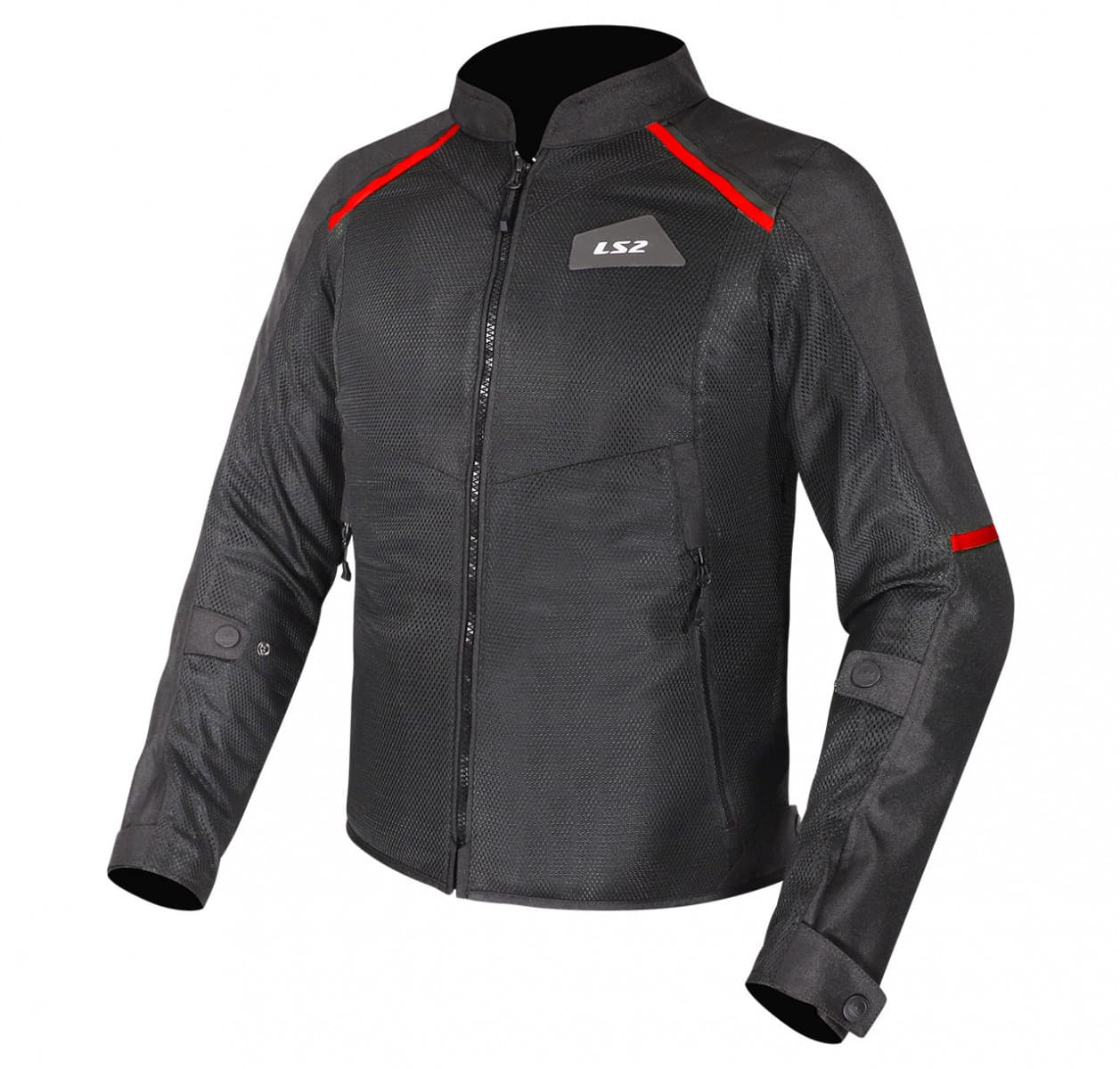 Ls2 Breeze Yazlık Mont Siyah-kırmızı