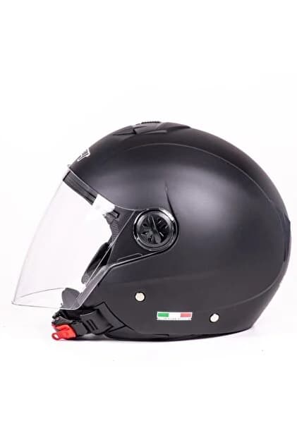 Sway Sw715 Yarım Yazlık Kask Mat Siyah
