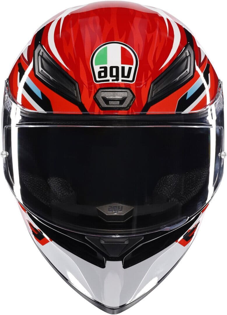 Agv K1 S Lıon Siyah Kırmızı Beyaz Confıguratıon Kask