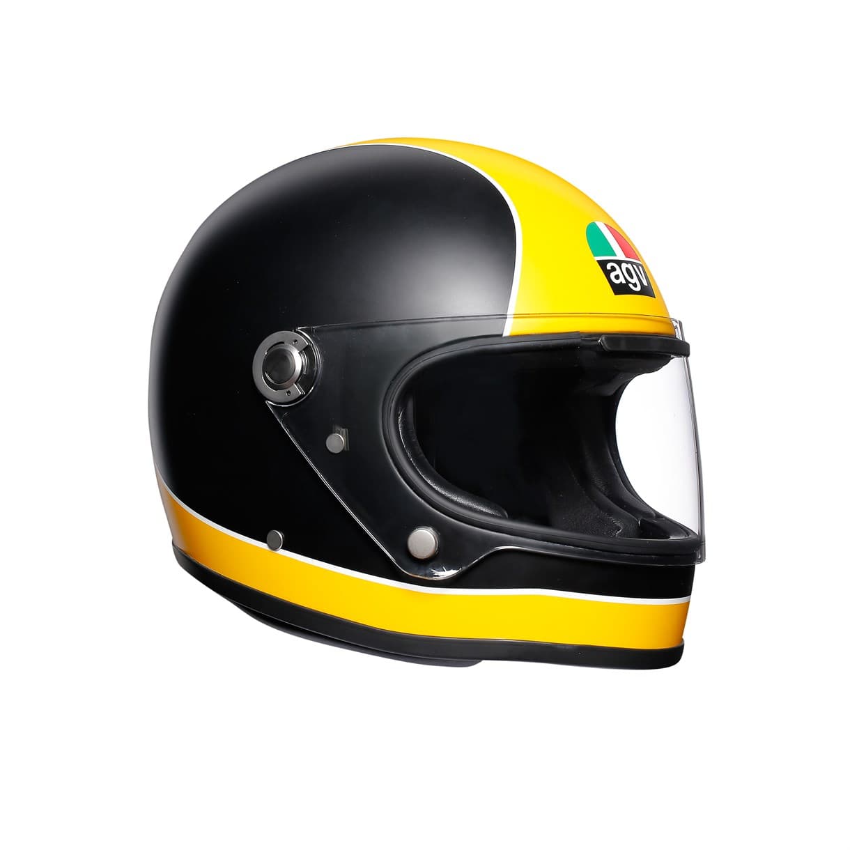 Agv X3000 Multi Super Matt Black Yellow Kapalı Kask