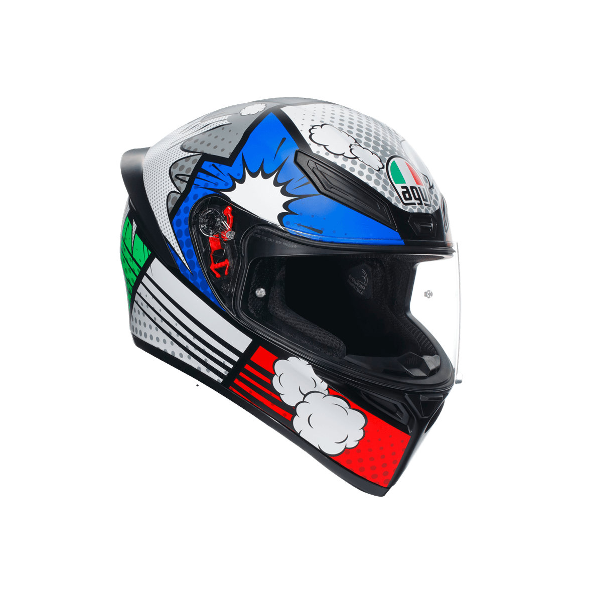 Agv Agv K1 S Bang Matt Blue Kapalı Kask