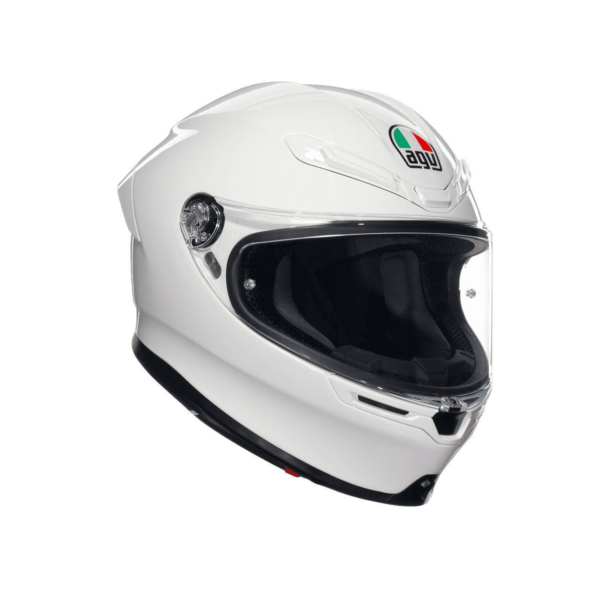 Agv K6 S Mono White Kapalı Kask