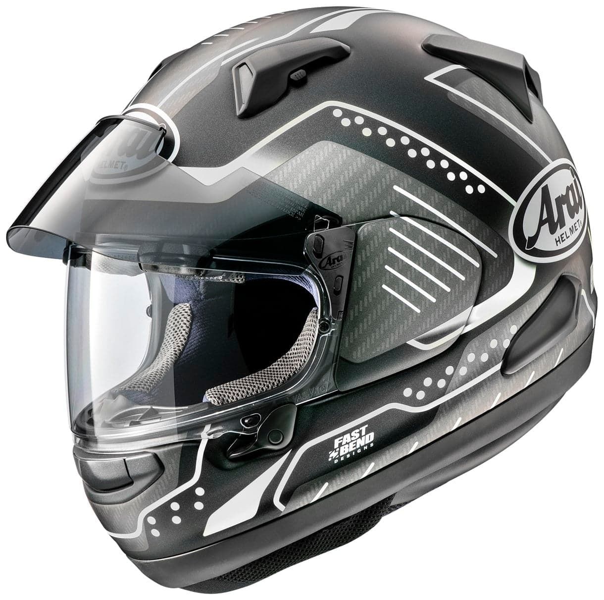 Arai Arai QV Pro Drone Siyah Frost Kapalı Kask
