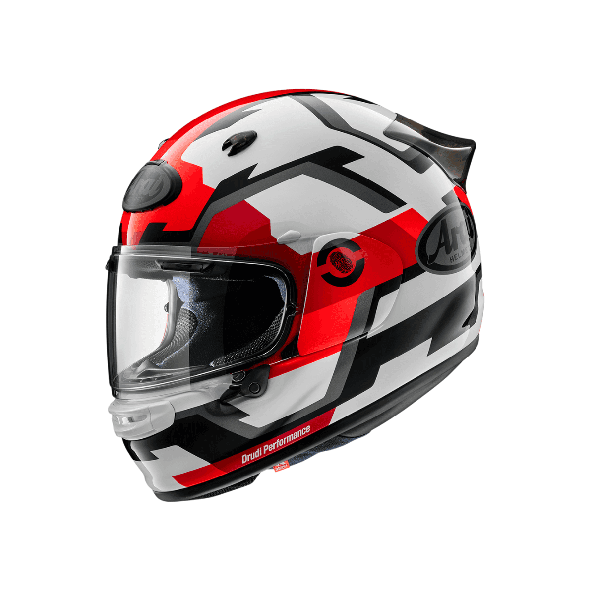 Arai Quantic Face Red Kapalı Kask