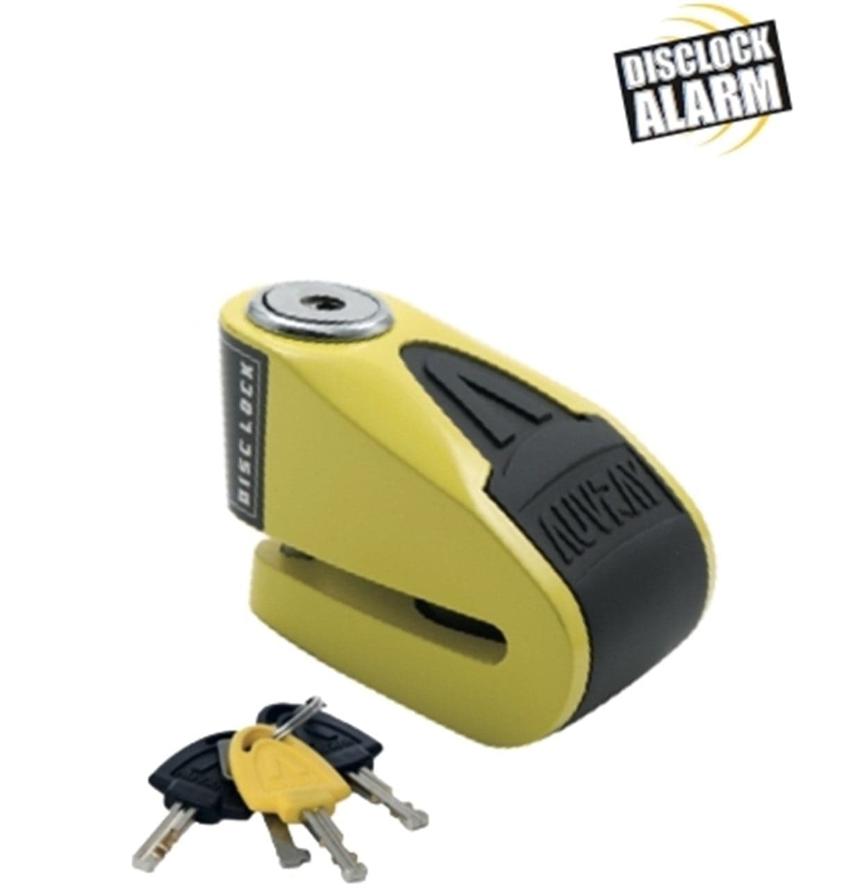 Auvray Auvray 6 Mm Alarmli Sari Siyah Disk Kilidi
