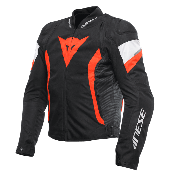 Dainese Avro 5 Black Red Fluo White Tekstil Mont