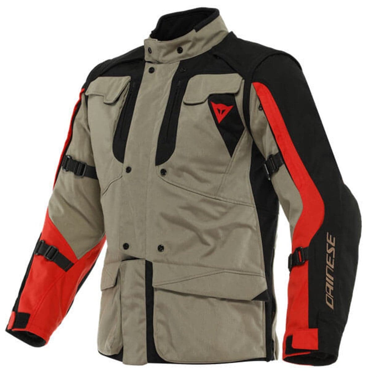Dainese Dainese Alligator Walnut Black Lava Red Tekstil Mont