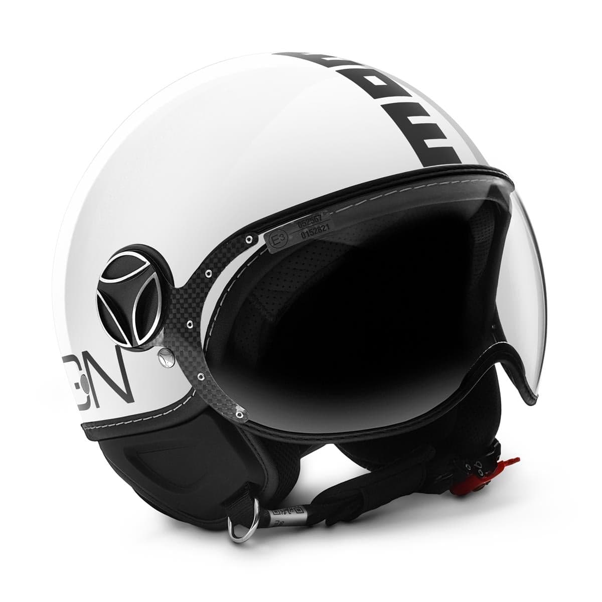 Momodesign MomoDesign Fgtr Classic Mono White Black Açık Kask