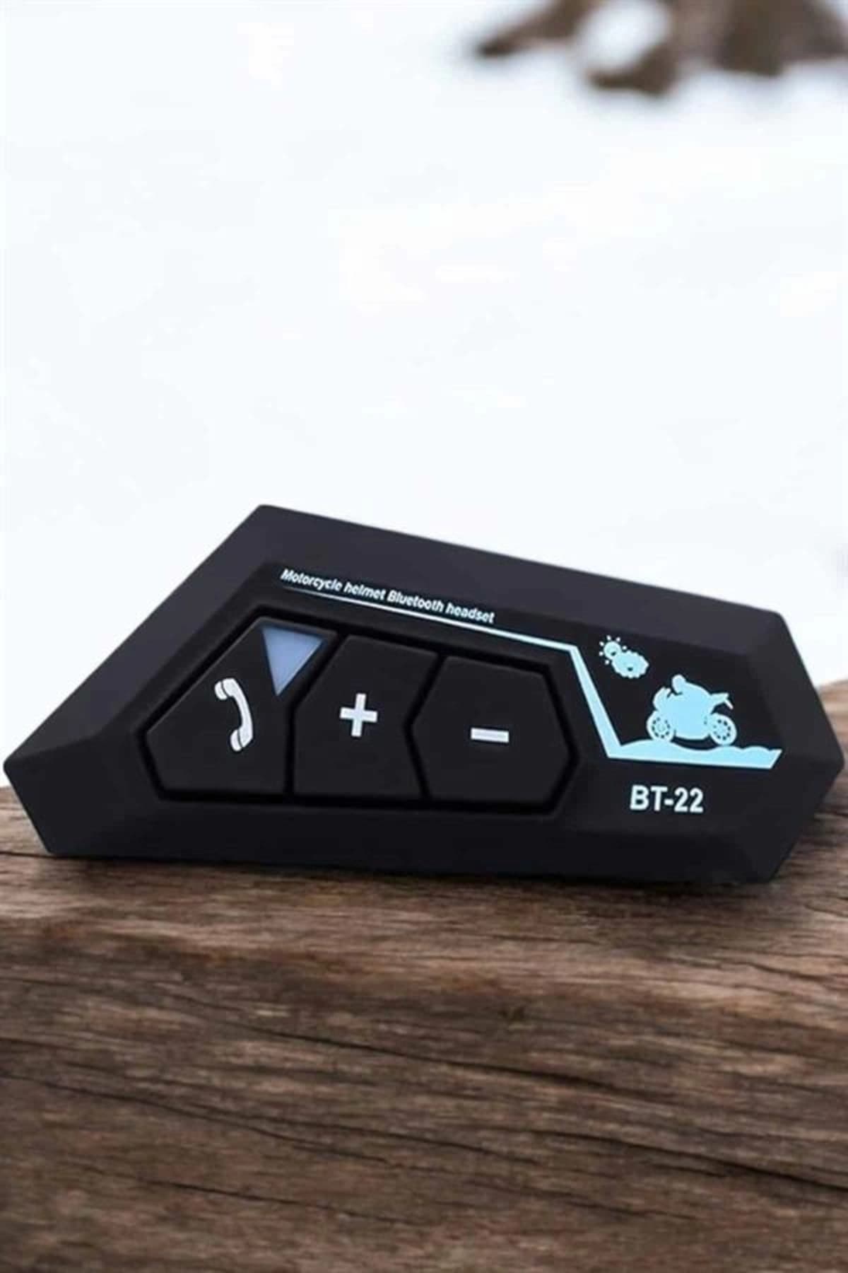 İnterkom Intercom Kask Kulaklık Bt22 Bluetooth Motosiklet Kulaklık 5.0 Bluetooth