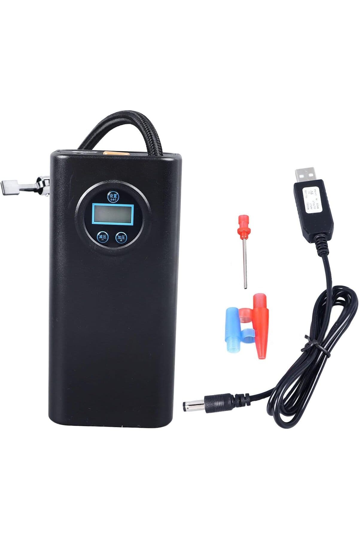 SIGHTZER Araba lastikleri için hava pompası şarjlı ekranlı 150PSI elektrikli pompa otomobil bisiklet top