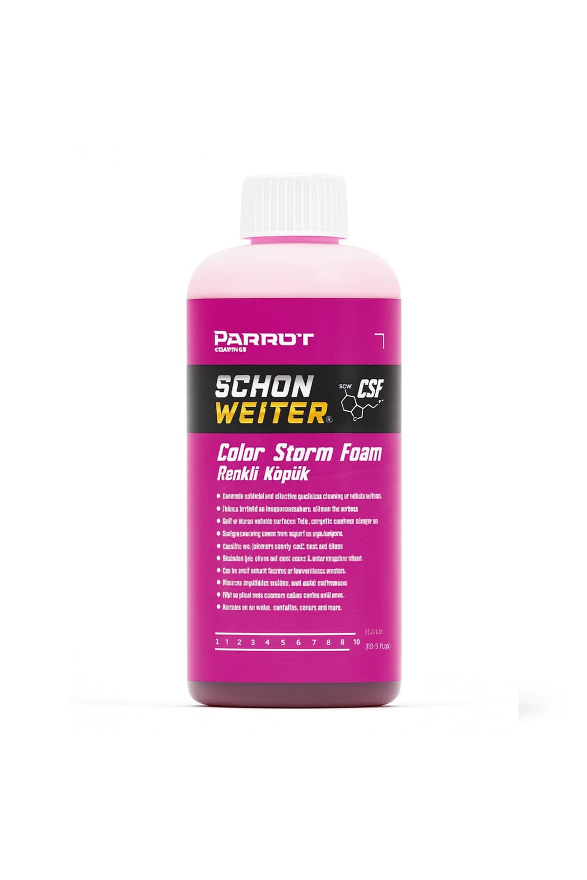 Pembe Renkli Köpük Cilalı Oto Şampuanı 500 ml (CSF) - Schön Weiter