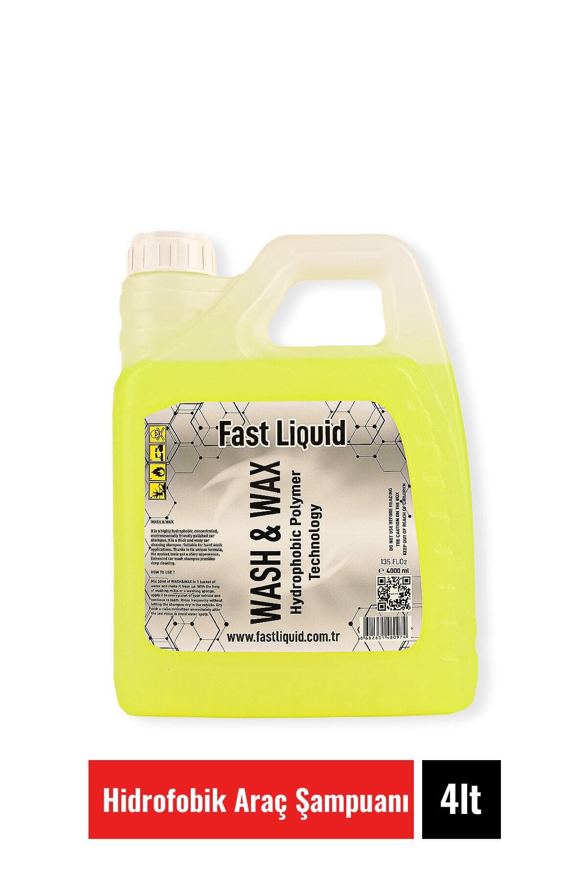 Oto Şampuan Cilalı Yüksek Konsantre 4lt Wash & Wax