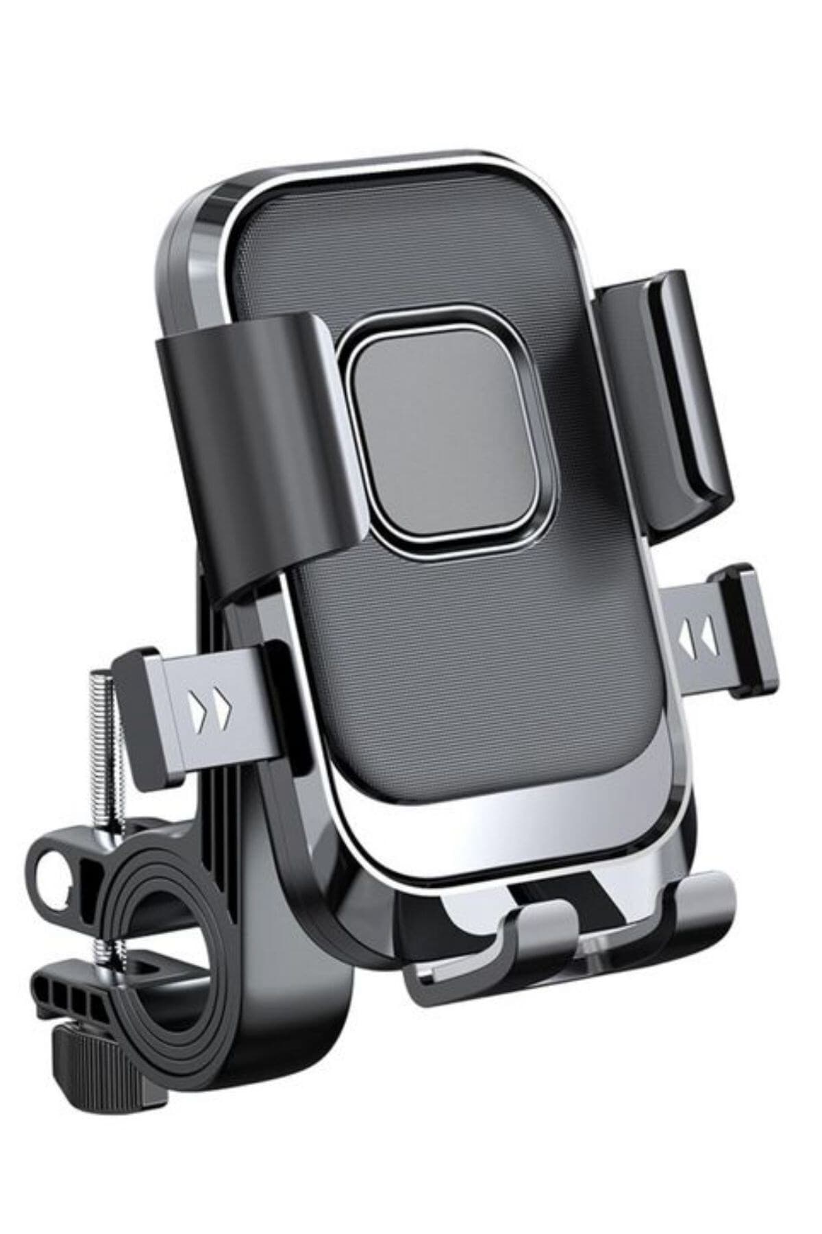 ® Motor,Motosiklet,Bisiklet ,Scooter İçin 360 Derece Dönebilen Gidon Versiyonu Telefon Tutucu