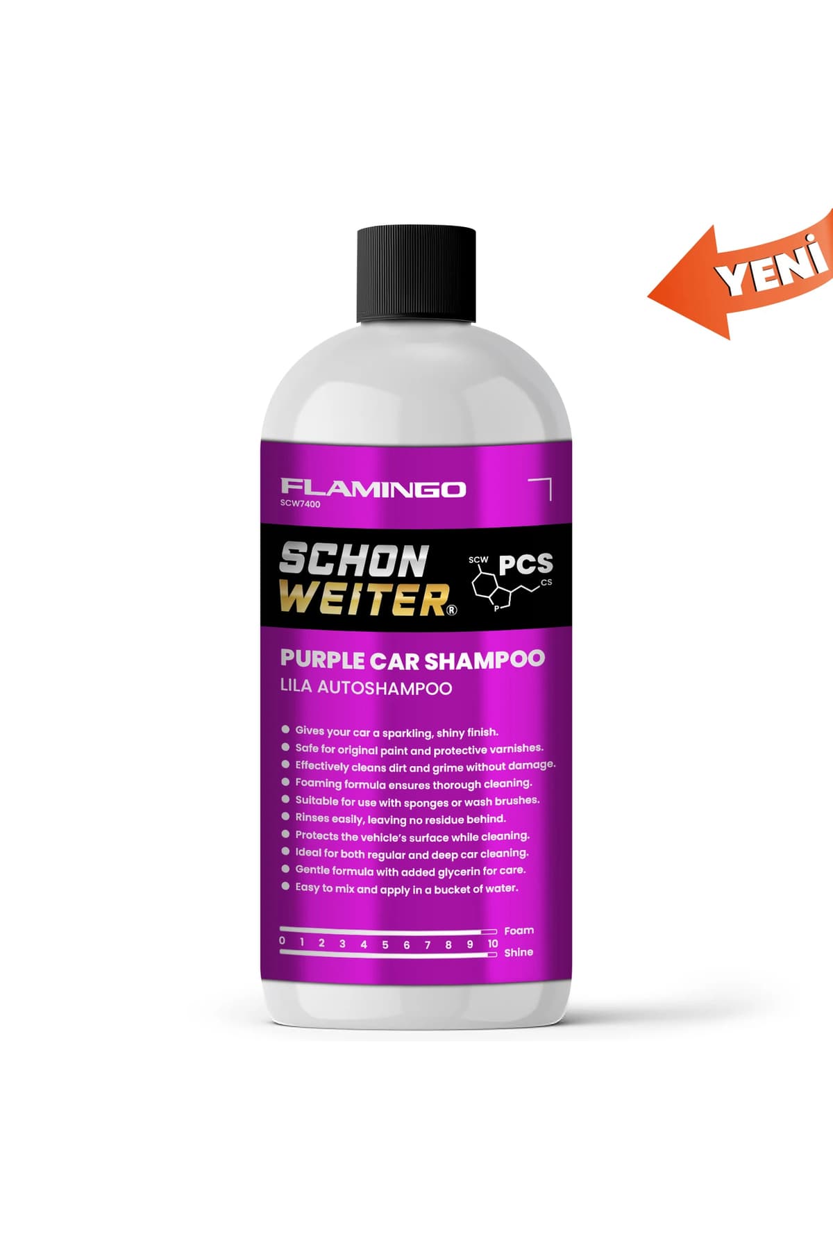pH Nötr Cilalı Oto Şampuanı 500 ml (Pcs) ∣ Schön Weiter