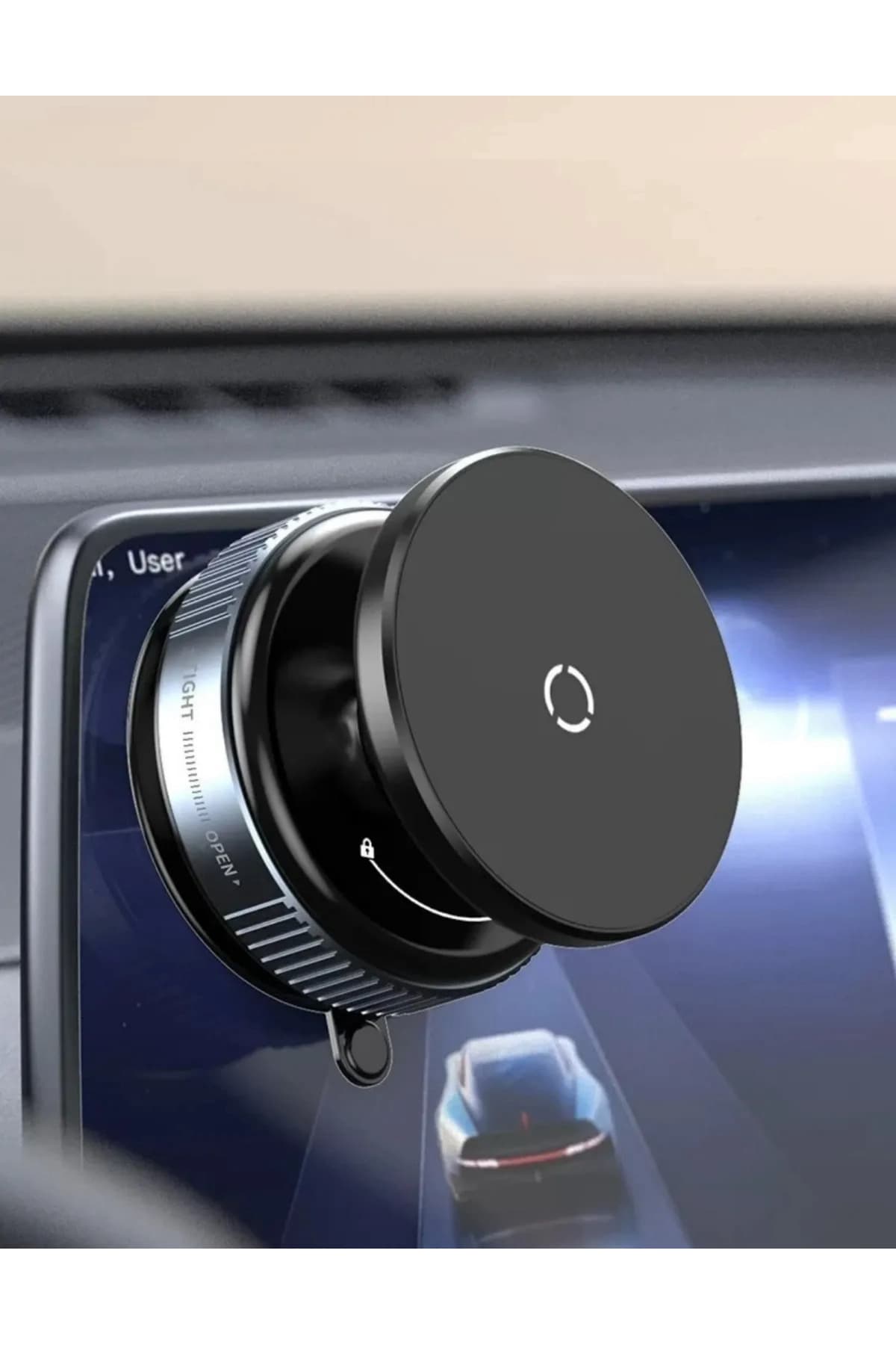 Vakumlu Manyetik 360' Dönebilen Katlanır Magsafe Araç Ev Ofis Pürüzsüz Zeminler Tutucu