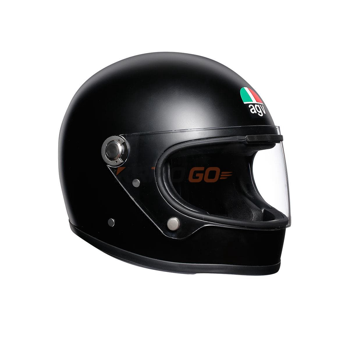 Agv X3000 Solid Matt Black Kapalı Kask