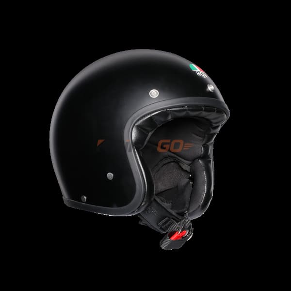 Agv X70 Solid Matt Black Açık Kask