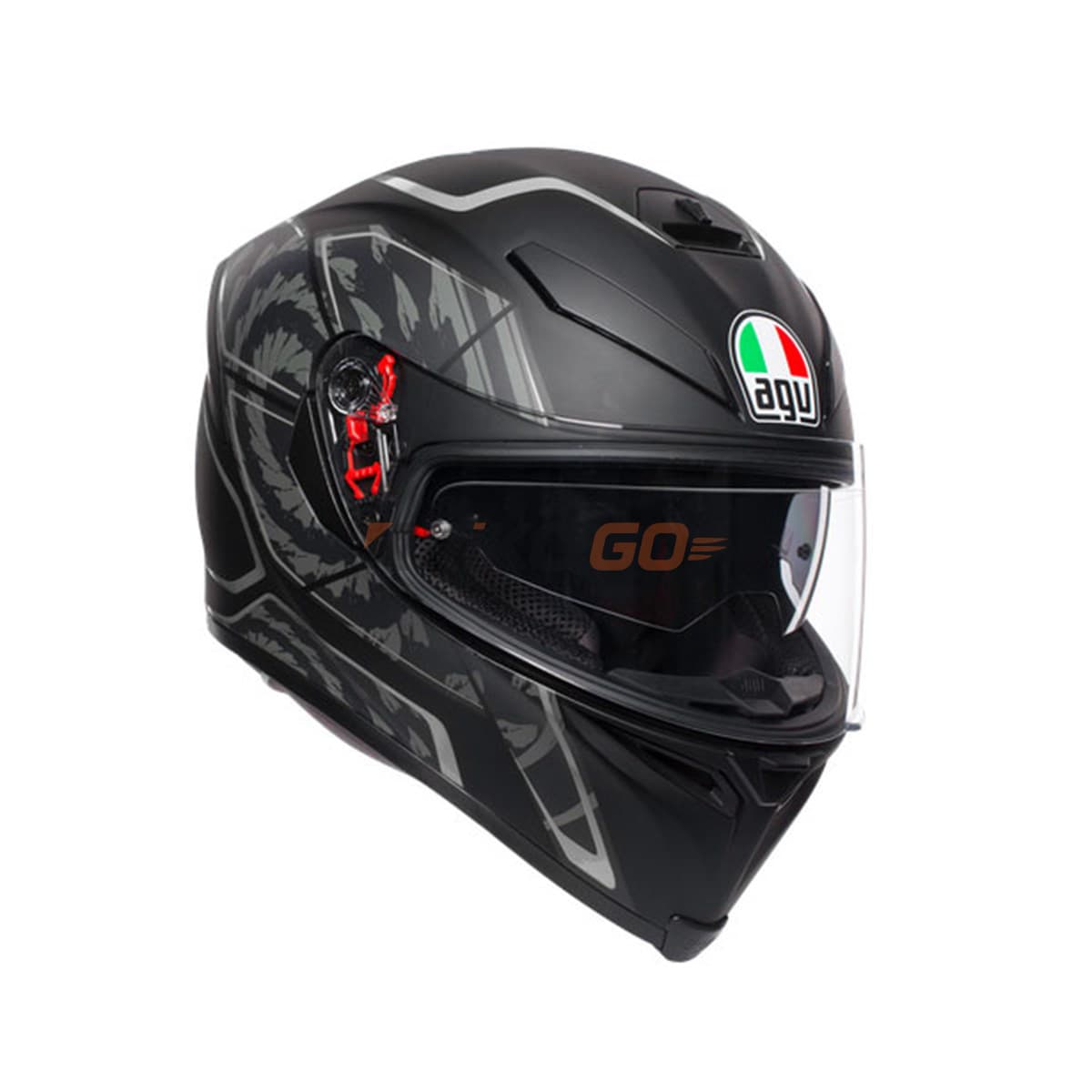 Agv K5 S Multi Plk Tornado Matt Black Silver Kapalı Kask