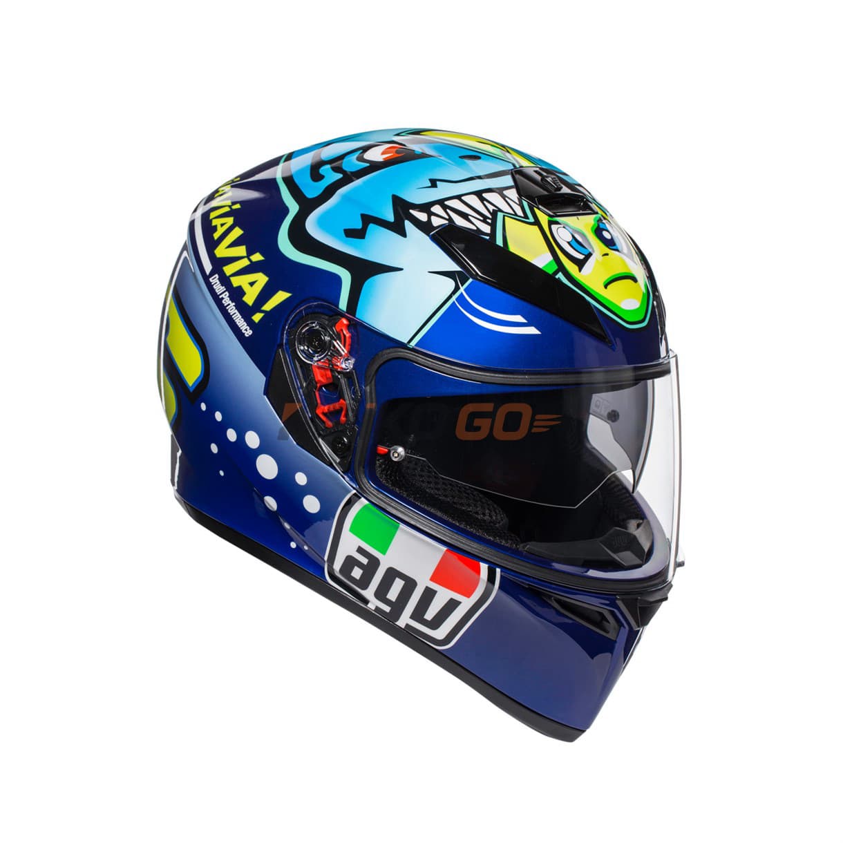 Agv K3 SV Top PLK Rossi Misano 2015 Kapalı Kask