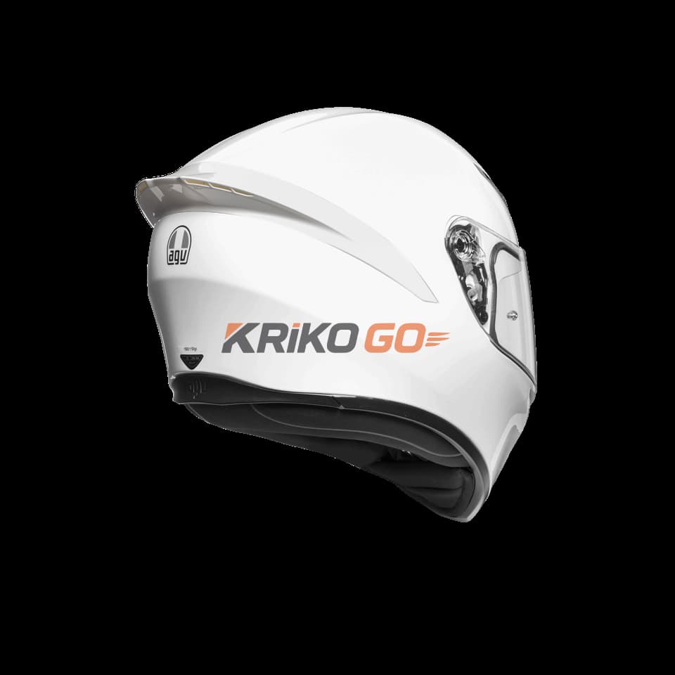 Agv K1 S Paınted White Spoiler