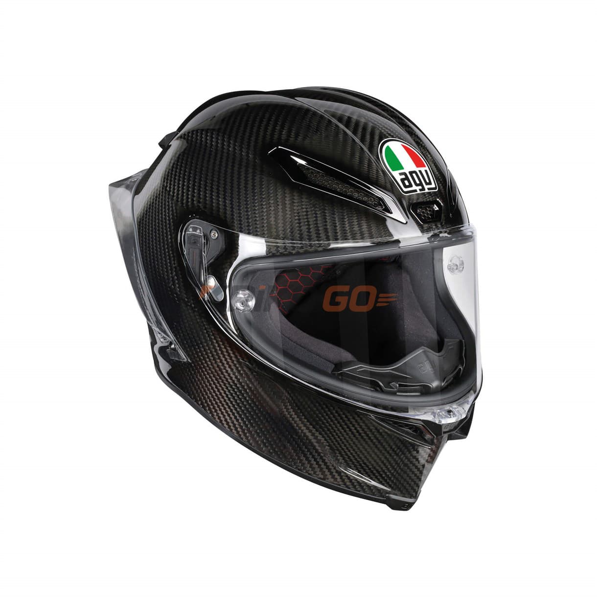AGV Pista GP R Solid Glossy Carbon Kapalı Kask