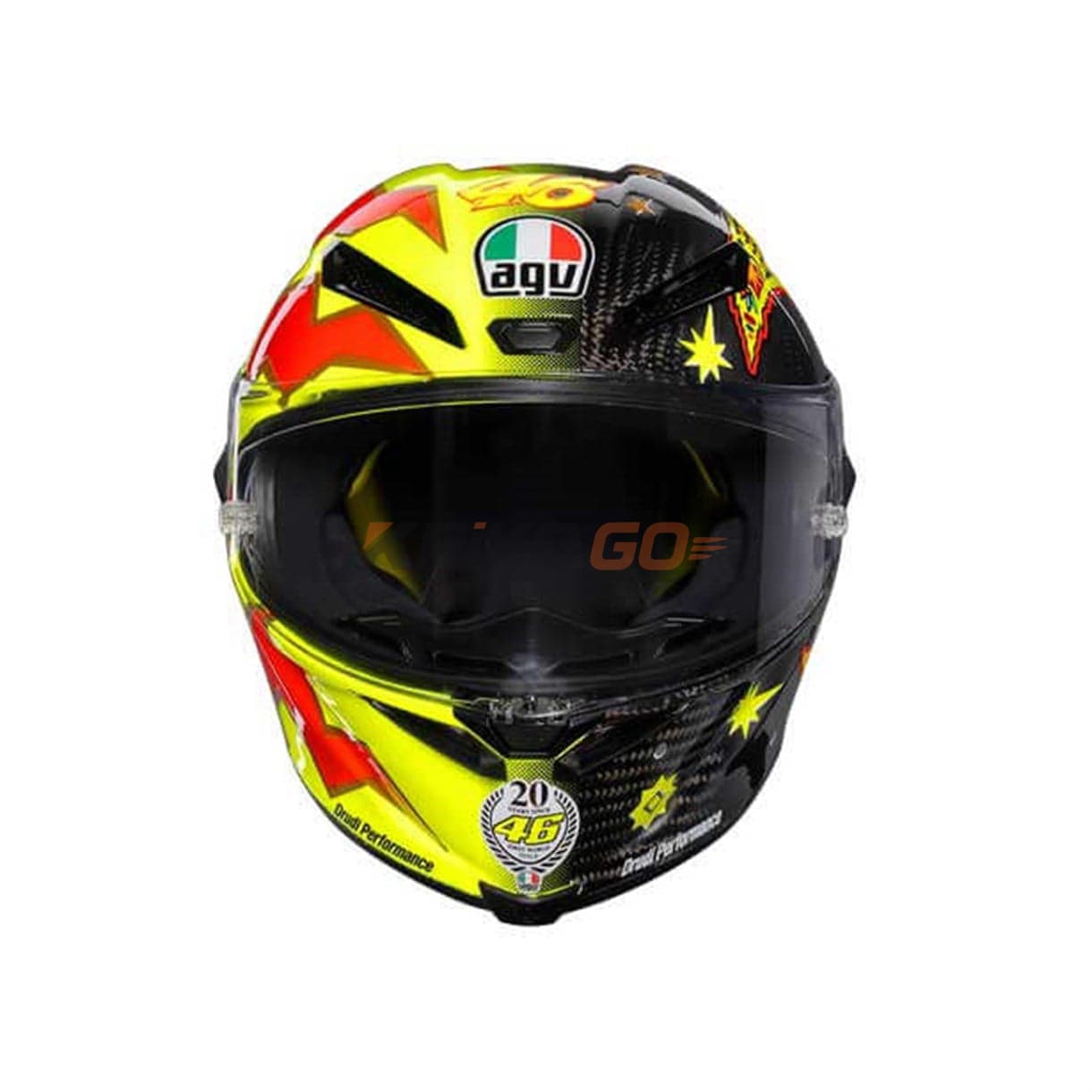 Agv Pista Gp R Limited Edition Plk Rossi 20 Years Carbon Kapalı Kask