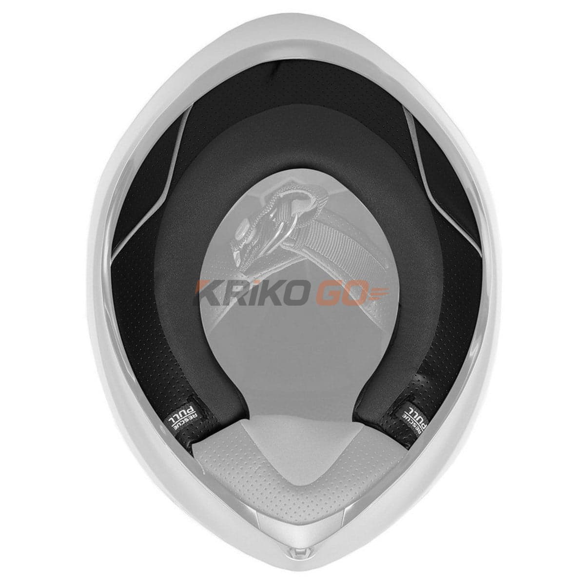 AGV- K6 Black/Grey Yanak Pedi (L)