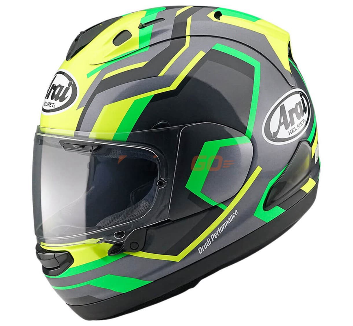 Arai RX7 V RSW Fluor Yellow Kapalı Kask