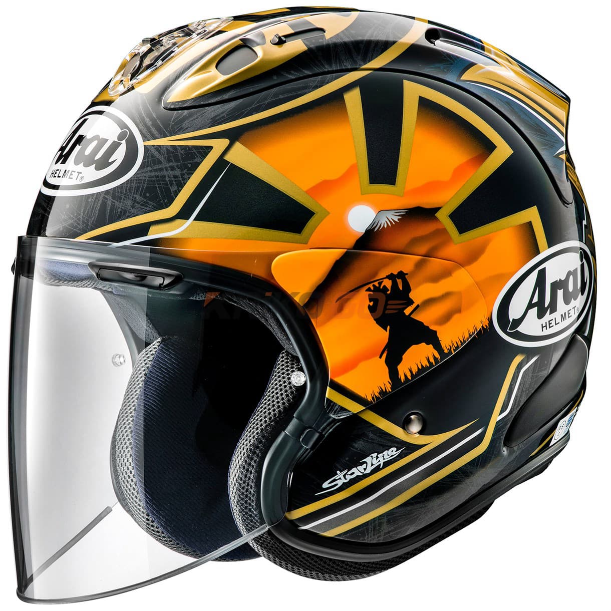 Arai SZ-R Vas Pedrosa Spirit Gold Açık Kask