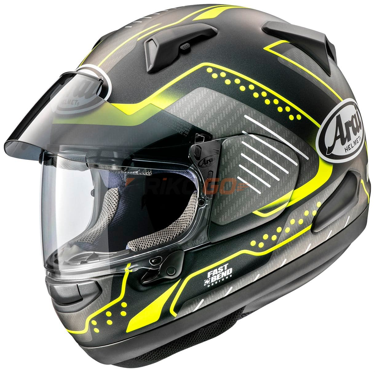 Arai QV-Pro Drone Fluor Yellow Kapalı Kask