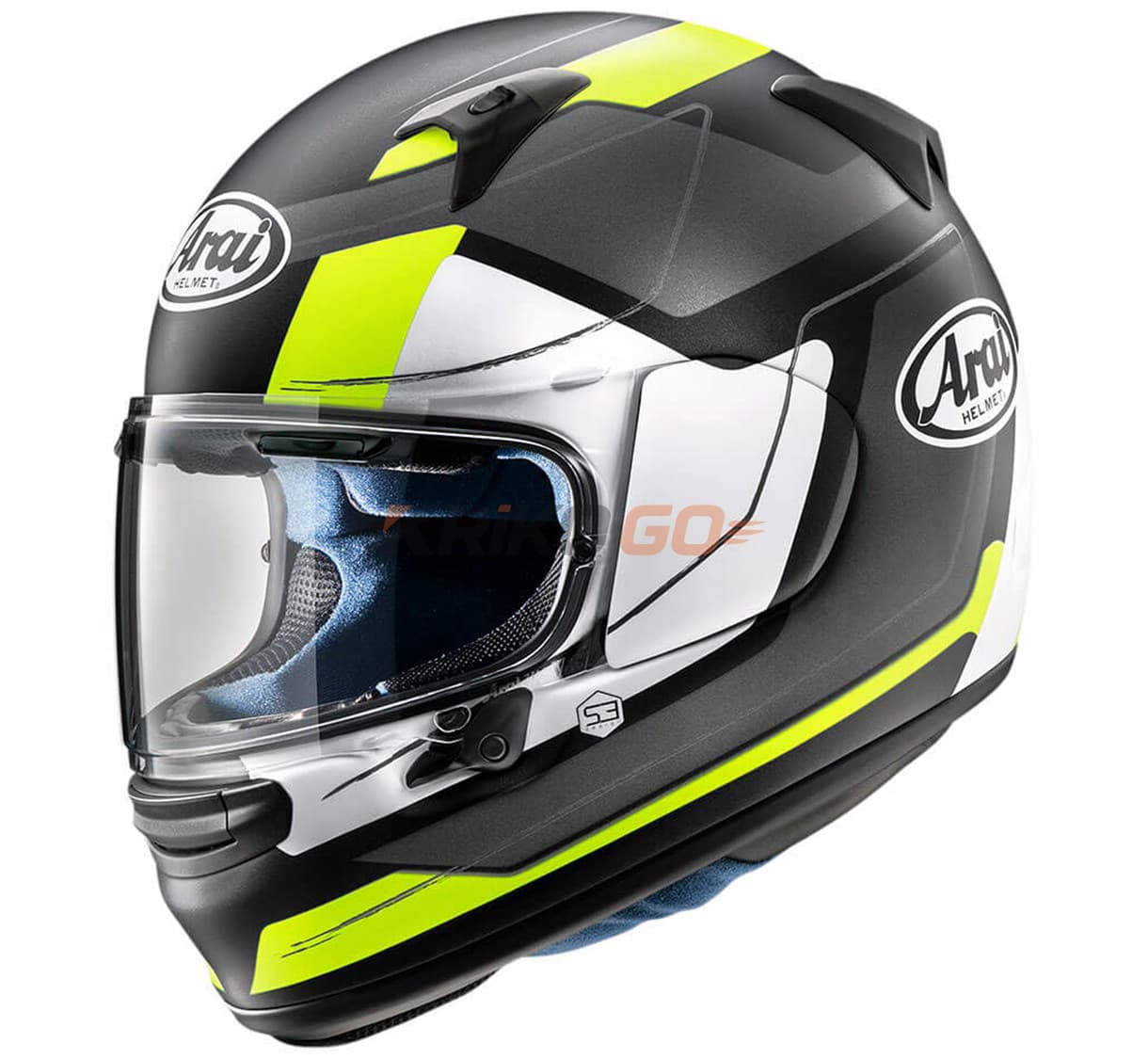 Arai Profile-V Kerb Yellow Kapalı Kask