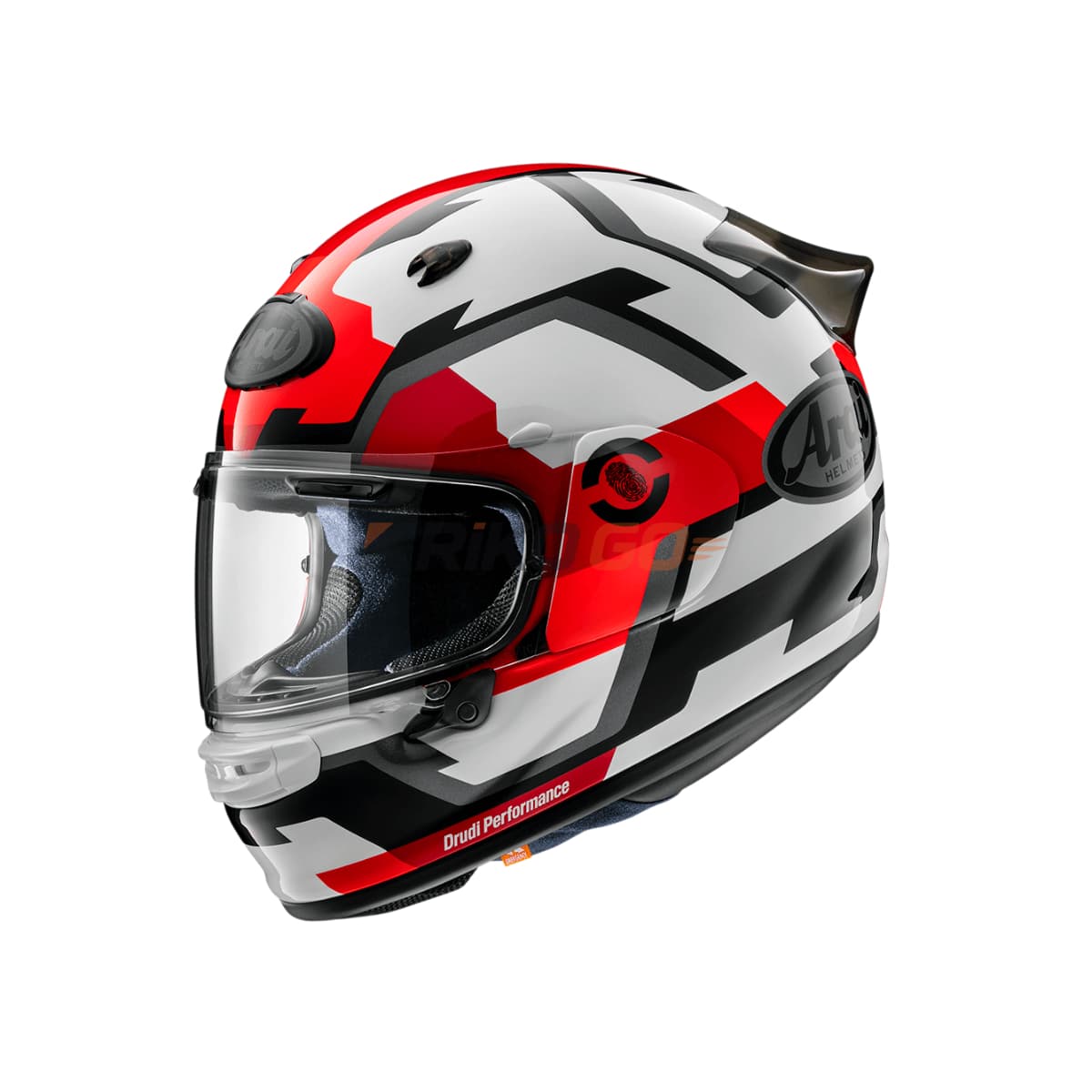 Arai Quantic Face Red Kapalı Kask