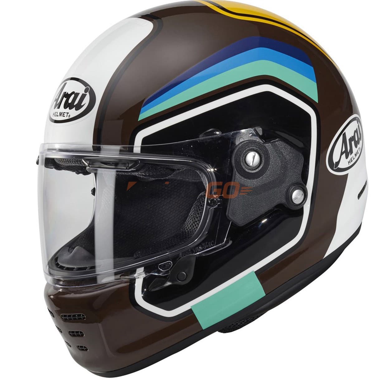 Arai Concept-X Number Kahverengi Kapalı Kask