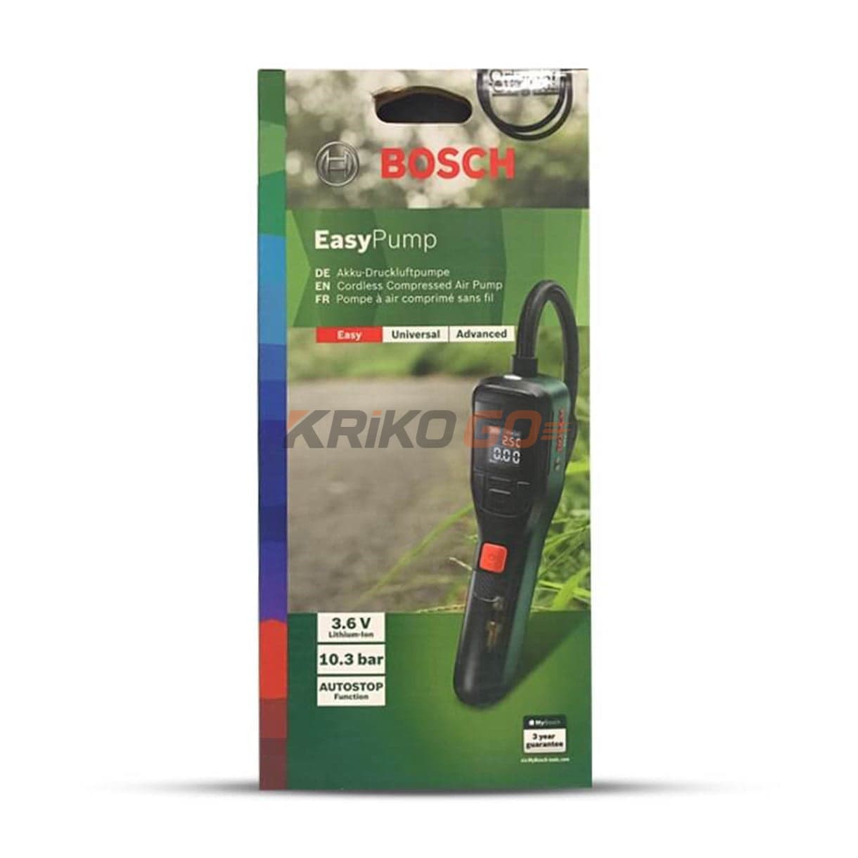 Bosch EasyPump Lastik Şişirme Pompası