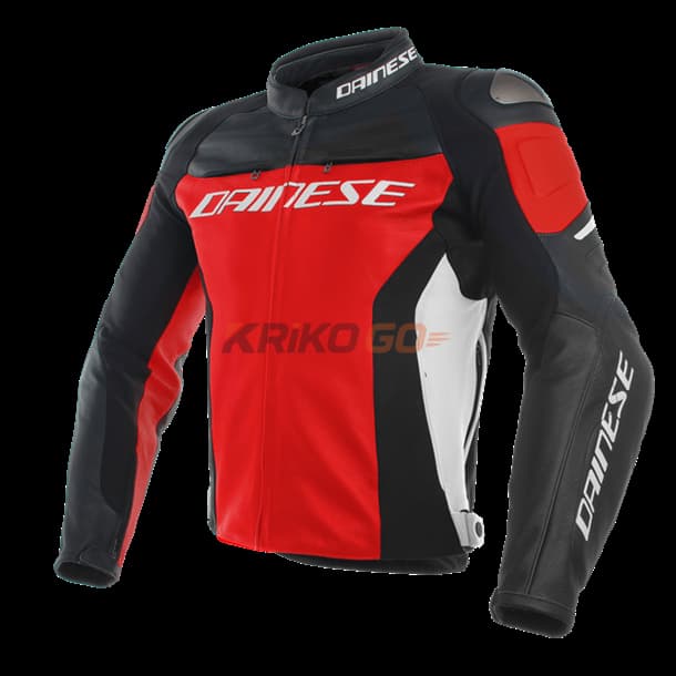 Dainese Racing 3 Red Black White Deri Mont