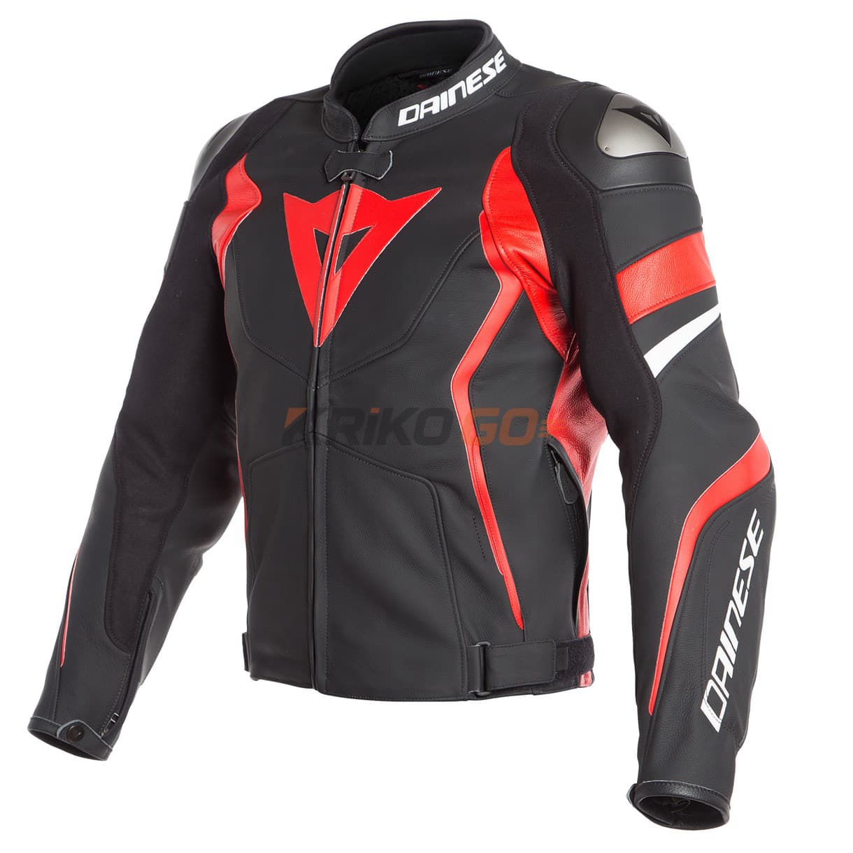 Dainese Avro D4 Black Red Deri Mont