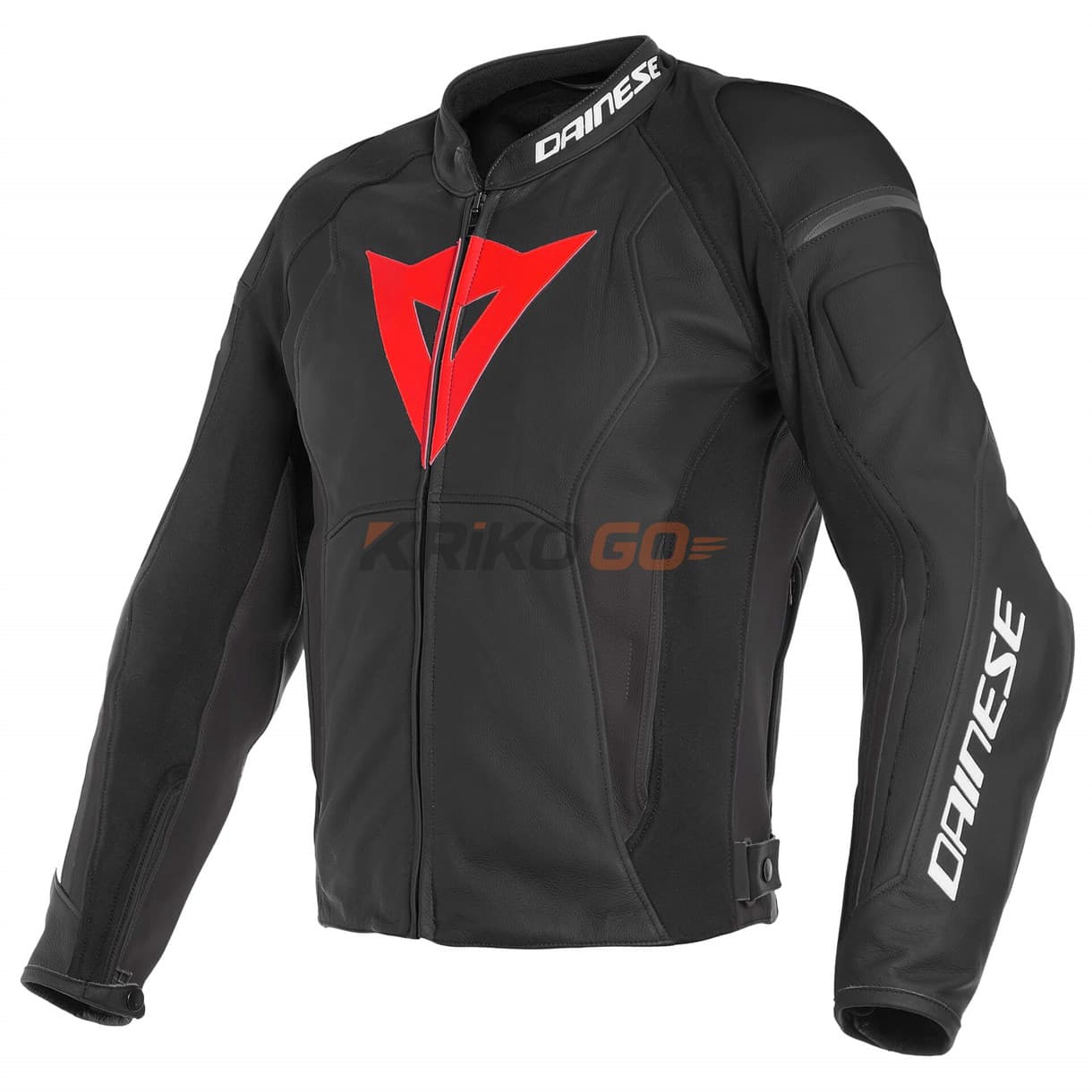 Dainese Nexus Black Lava Red Deri Mont