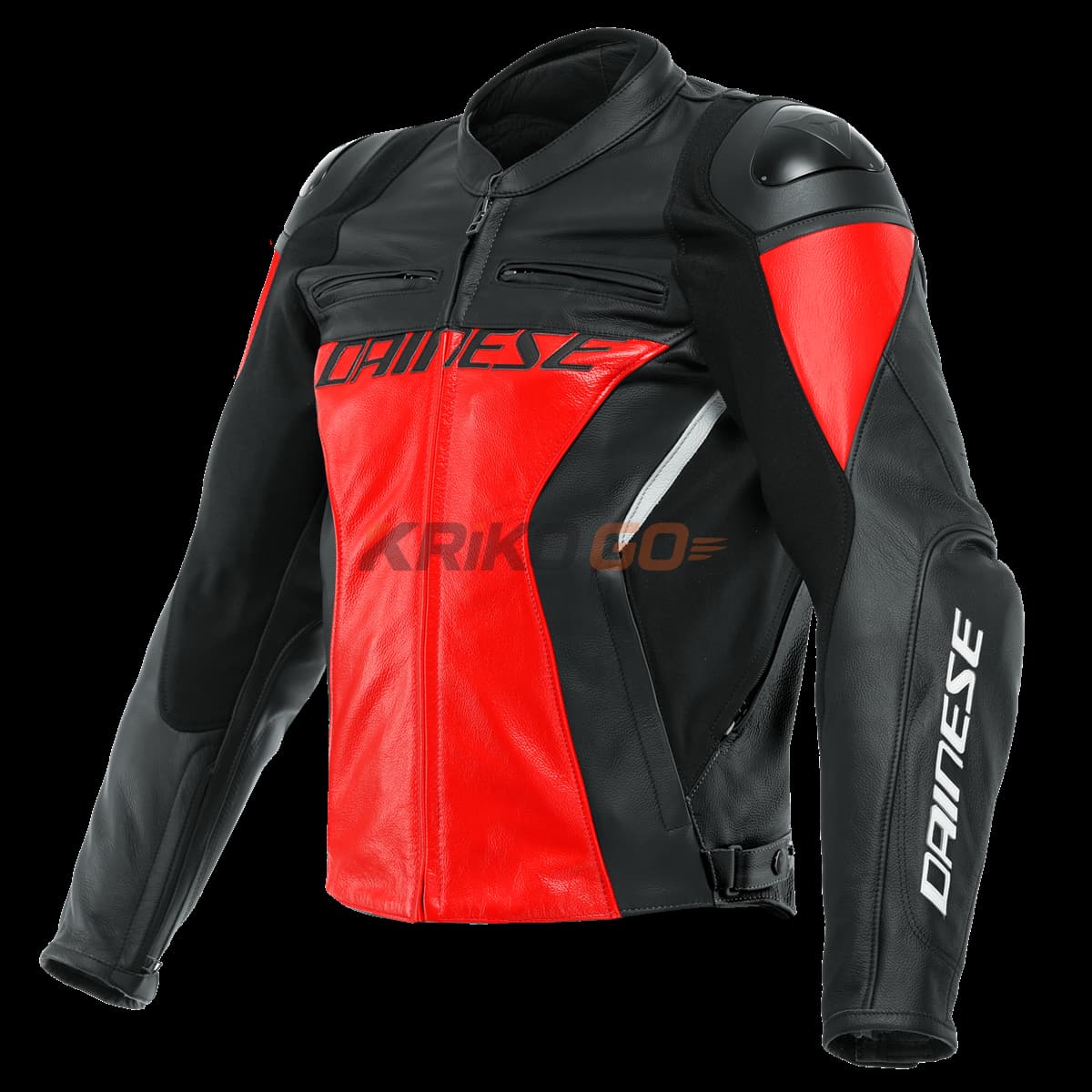 Dainese Racing 4 Lava Red Black Deri Mont
