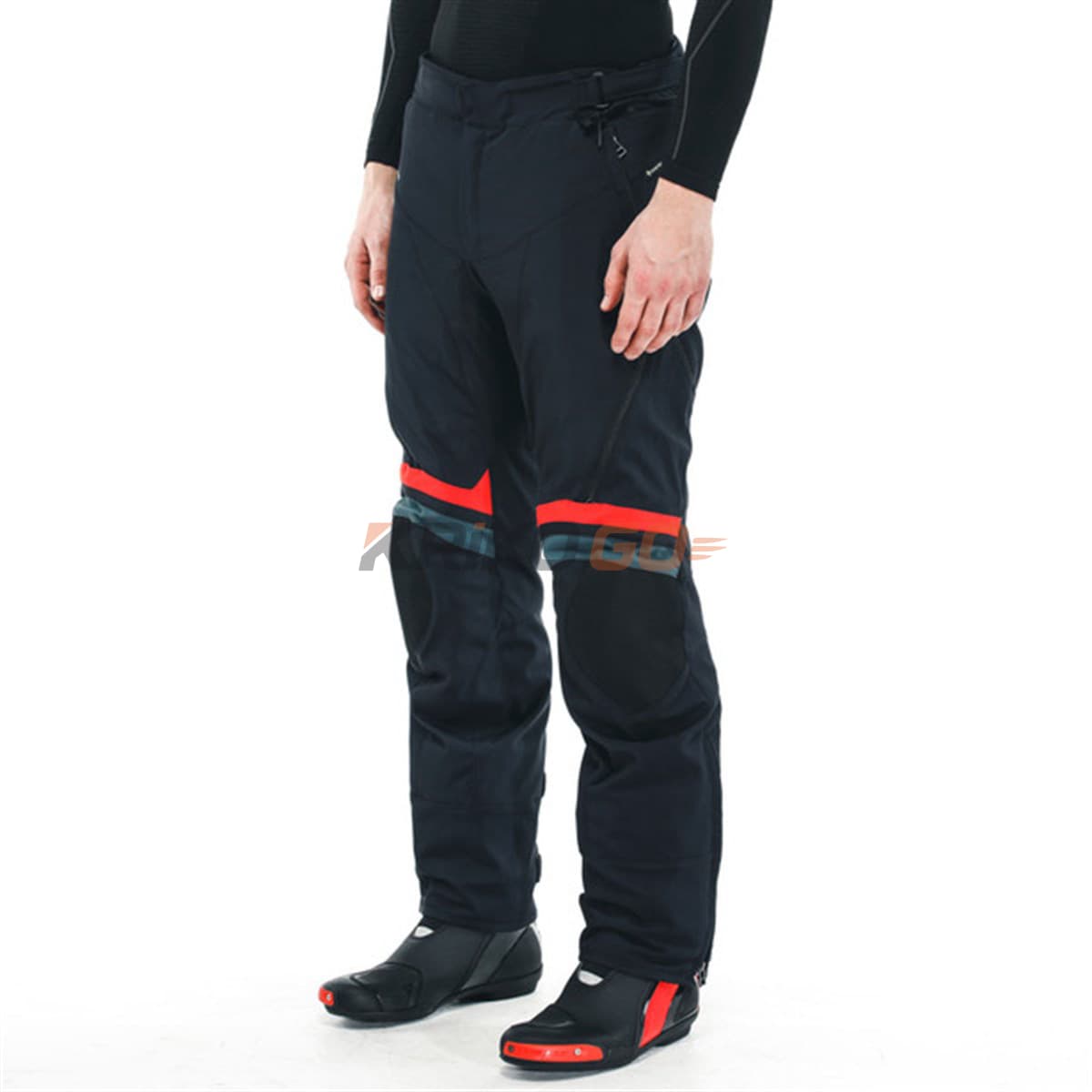 Dainese Carve Master 3 Black Lava Red Gore-Tex Pantolon