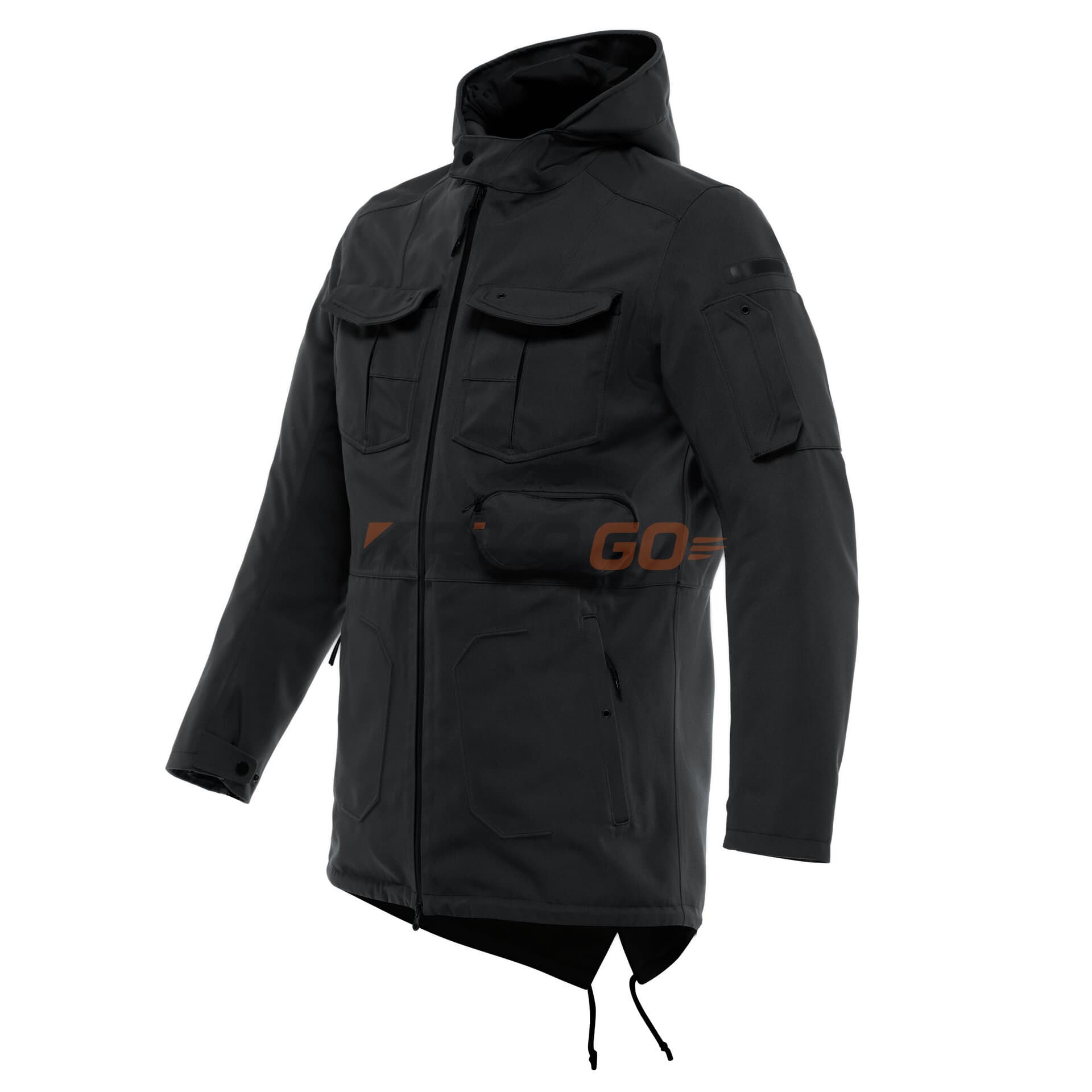 Dainese Duomo Black ABSØLUTESHELL™ Pro Parka Mont